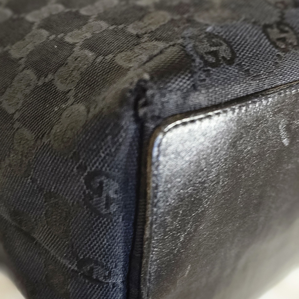Gucci Black Tote with Gold Accents - Picture 9 of 16